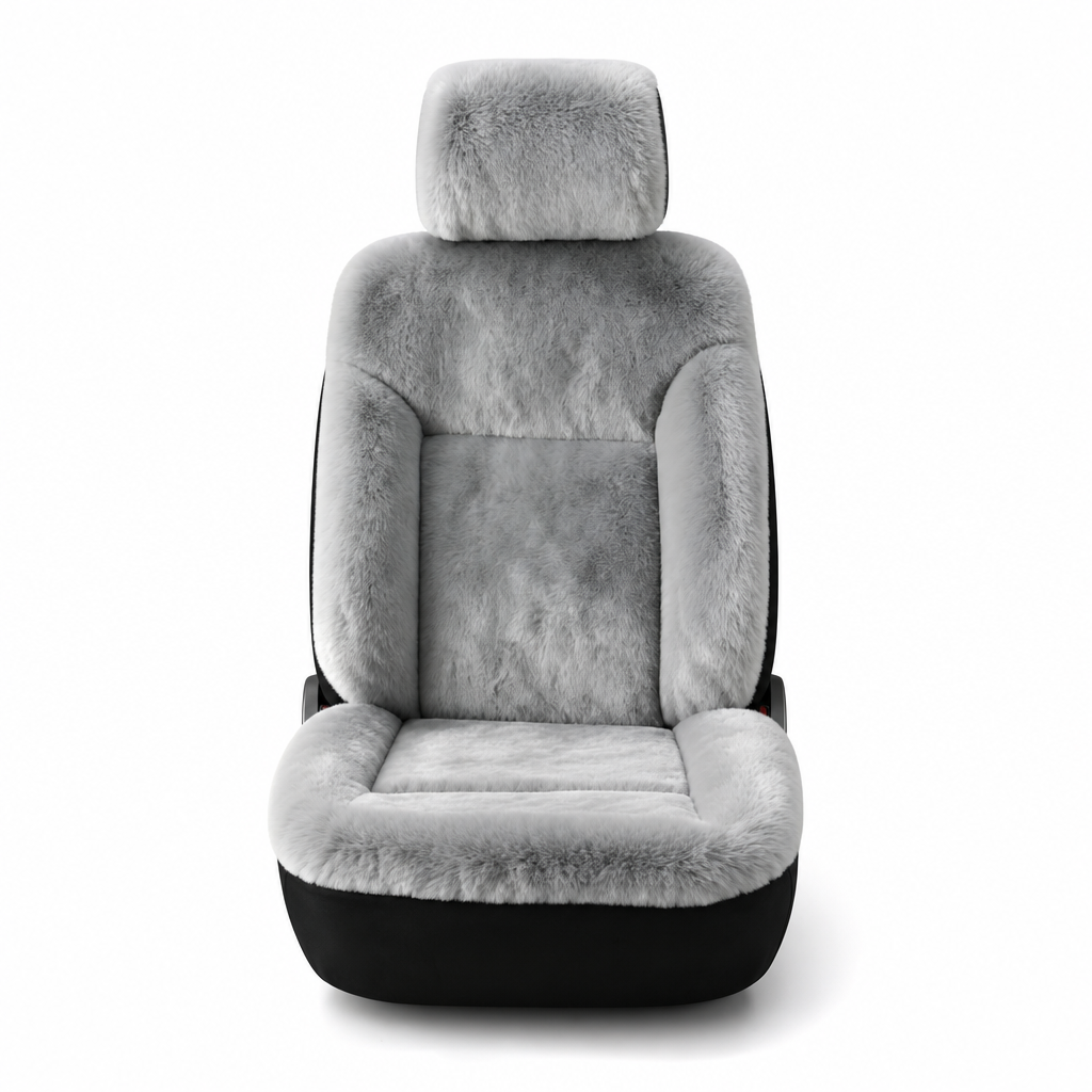 🚗 50% RABATT ❄️ Warme Plüsch-Autositzbezüge, universelle Größe, komfortables Set 🧣