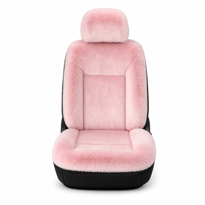 🚗 50% RABATT ❄️ Warme Plüsch-Autositzbezüge, universelle Größe, komfortables Set 🧣
