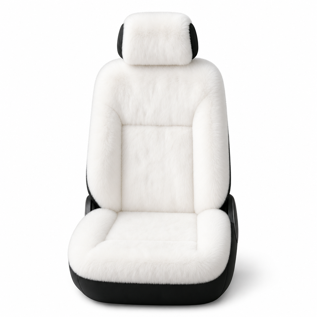 🚗 50% RABATT ❄️ Warme Plüsch-Autositzbezüge, universelle Größe, komfortables Set 🧣