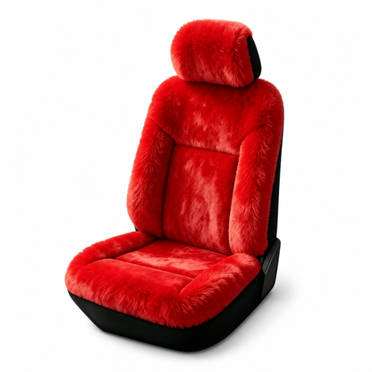 🚗 50% RABATT ❄️ Warme Plüsch-Autositzbezüge, universelle Größe, komfortables Set 🧣