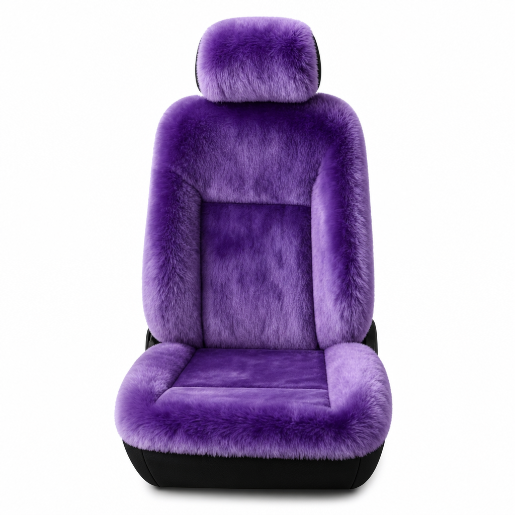 🚗 50% RABATT ❄️ Warme Plüsch-Autositzbezüge, universelle Größe, komfortables Set 🧣