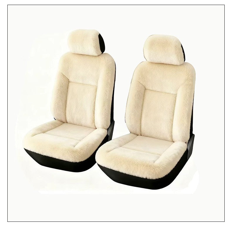 🚗 50% RABATT ❄️ Warme Plüsch-Autositzbezüge, universelle Größe, komfortables Set 🧣