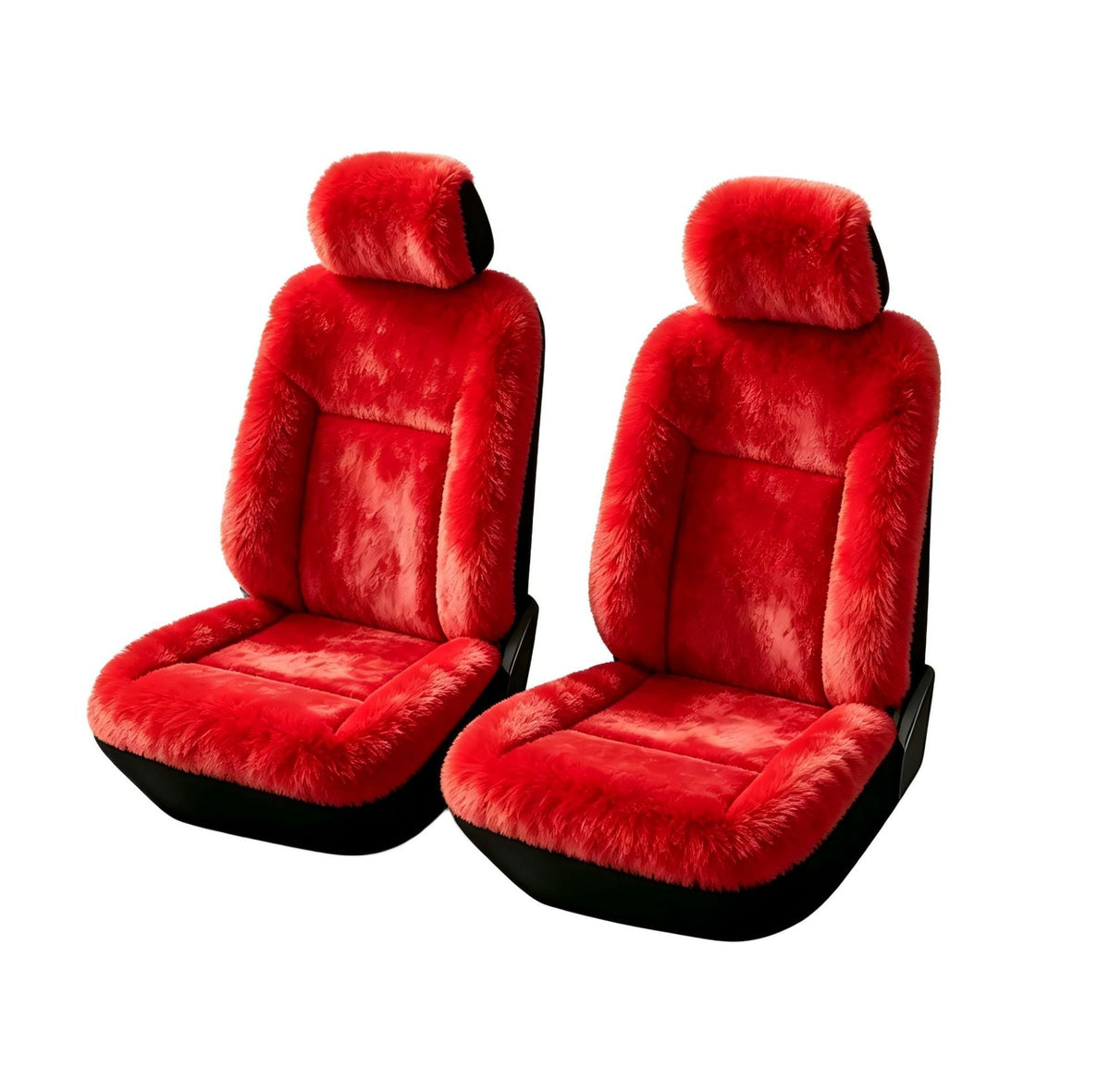 🚗 50% RABATT ❄️ Warme Plüsch-Autositzbezüge, universelle Größe, komfortables Set 🧣