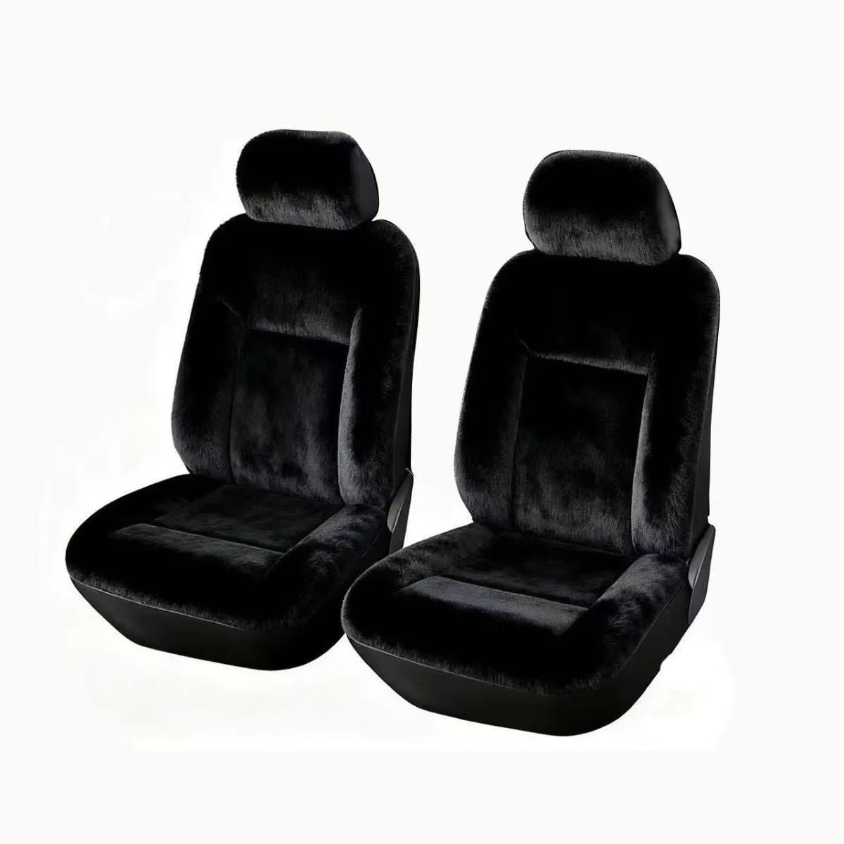 🚗 50% RABATT ❄️ Warme Plüsch-Autositzbezüge, universelle Größe, komfortables Set 🧣