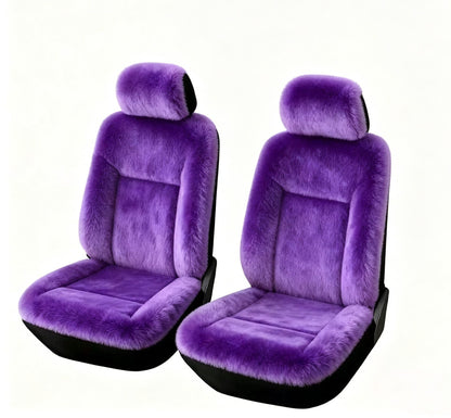 🚗 50% RABATT ❄️ Warme Plüsch-Autositzbezüge, universelle Größe, komfortables Set 🧣