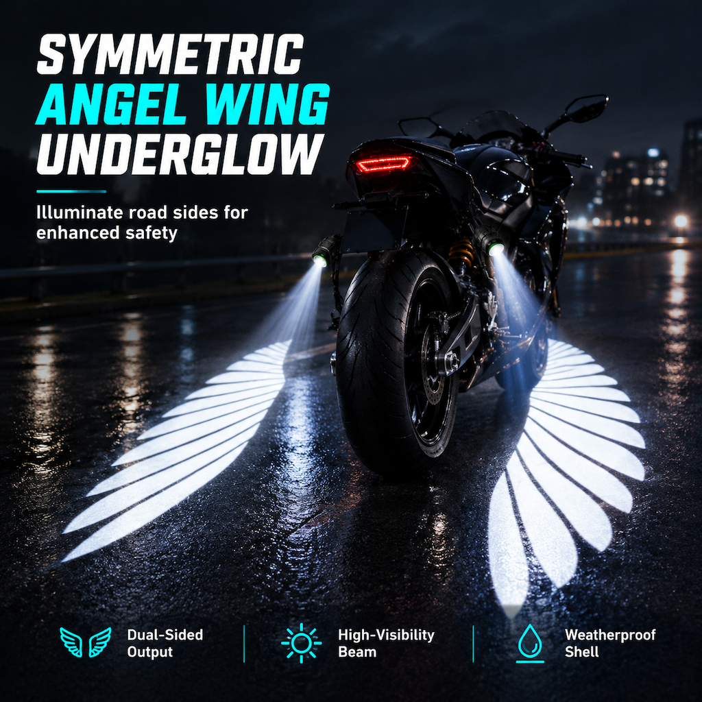 🎄 50% RABATT! 🏍️ LED-Engelsflügel-Projektoren – 2er-Set mit Wow-Effekt ✨