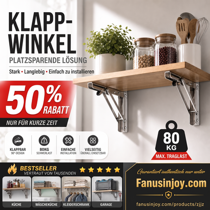 🔥 NUR FÜR KURZE ZEIT: 50% RABATT 🧱 Sekundenschnell aufklappbare Mehrzweck-Konsole – Für mehr Ordnung in Küche oder Arbeitszimmer im Handumdrehen📚