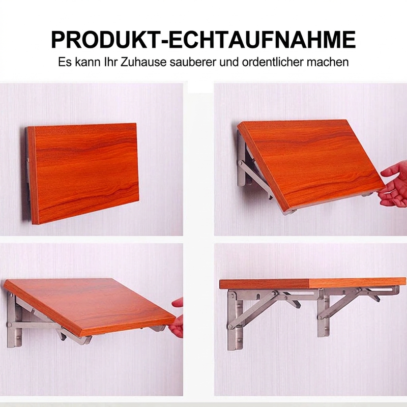 🔥 NUR FÜR KURZE ZEIT: 50% RABATT 🧱 Sekundenschnell aufklappbare Mehrzweck-Konsole – Für mehr Ordnung in Küche oder Arbeitszimmer im Handumdrehen📚