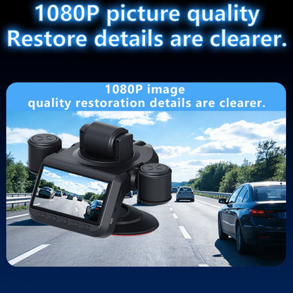 🛡️ 50% RABATT! 📹 5-Kanal-Dashcam mit 360°-Panorama – 5 Kameras für Front, Heck, Links, Rechts & Innenraum