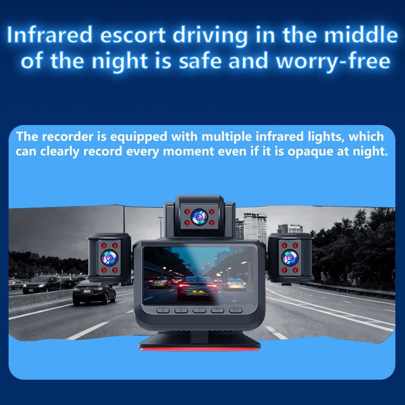 🛡️ 50% RABATT! 📹 5-Kanal-Dashcam mit 360°-Panorama – 5 Kameras für Front, Heck, Links, Rechts & Innenraum