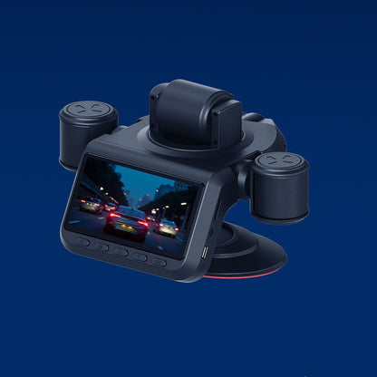 🛡️ 50% RABATT! 📹 5-Kanal-Dashcam mit 360°-Panorama – 5 Kameras für Front, Heck, Links, Rechts & Innenraum