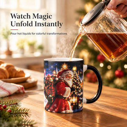 🎅 50% RABATT! 🎁 Weihnachtsmann-Tasse mit Thermo-Farbwechseleffekt – Farbe ändert sich bei heißem Getränk