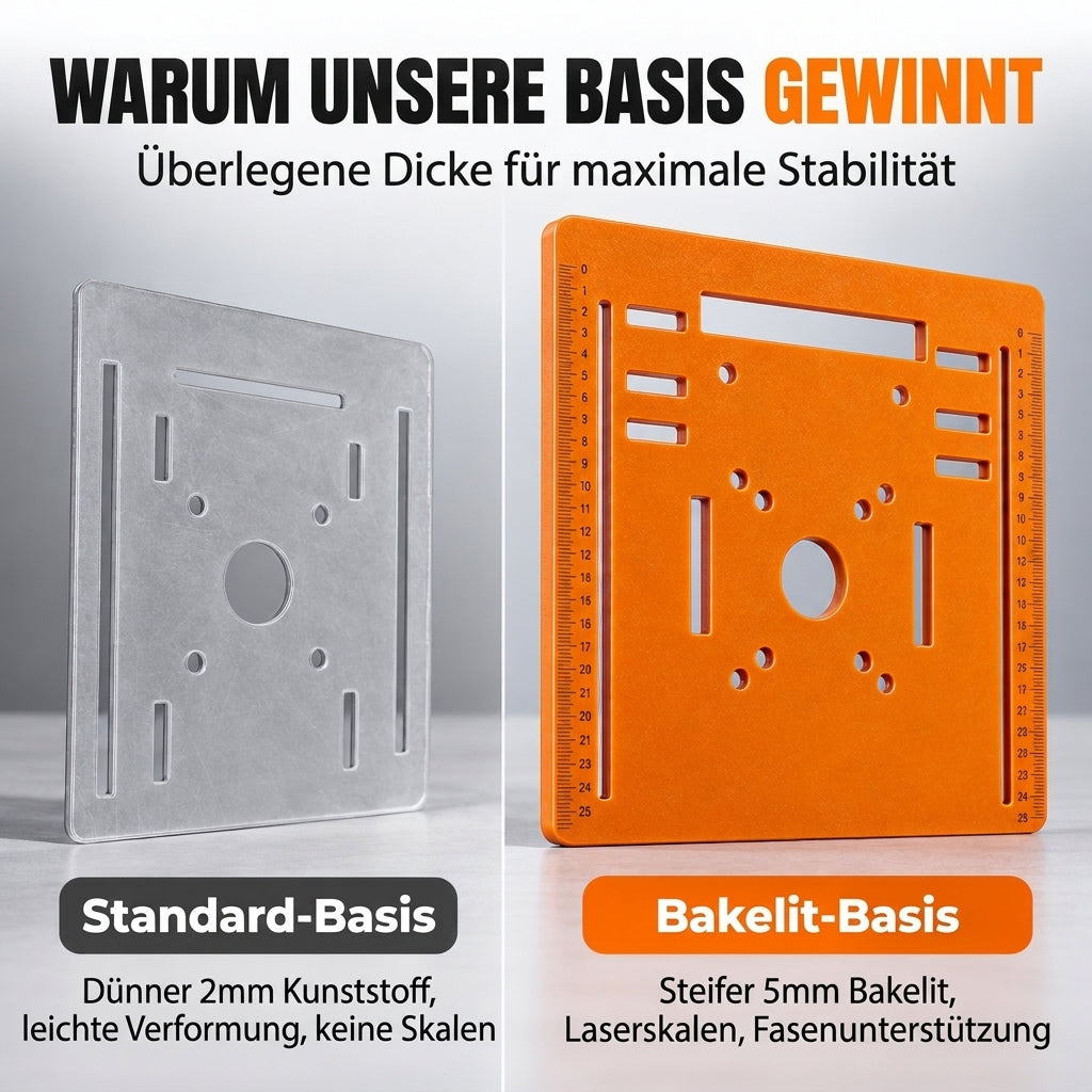 Hobel Basisplatte aus Bakelit für Holzarbeitsmaschine