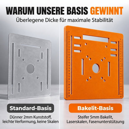 Hobel Basisplatte aus Bakelit für Holzarbeitsmaschine
