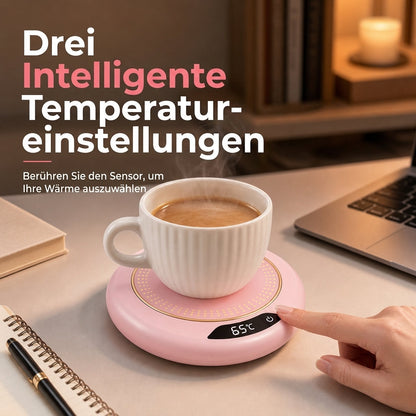Elektrischer beheizbarer Kaffeebecher mit 3 Temperatureinstellungen