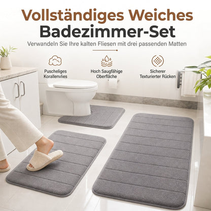 Gesteppte Badezimmer-Fußmatte