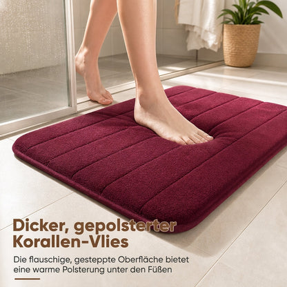 Gesteppte Badezimmer-Fußmatte