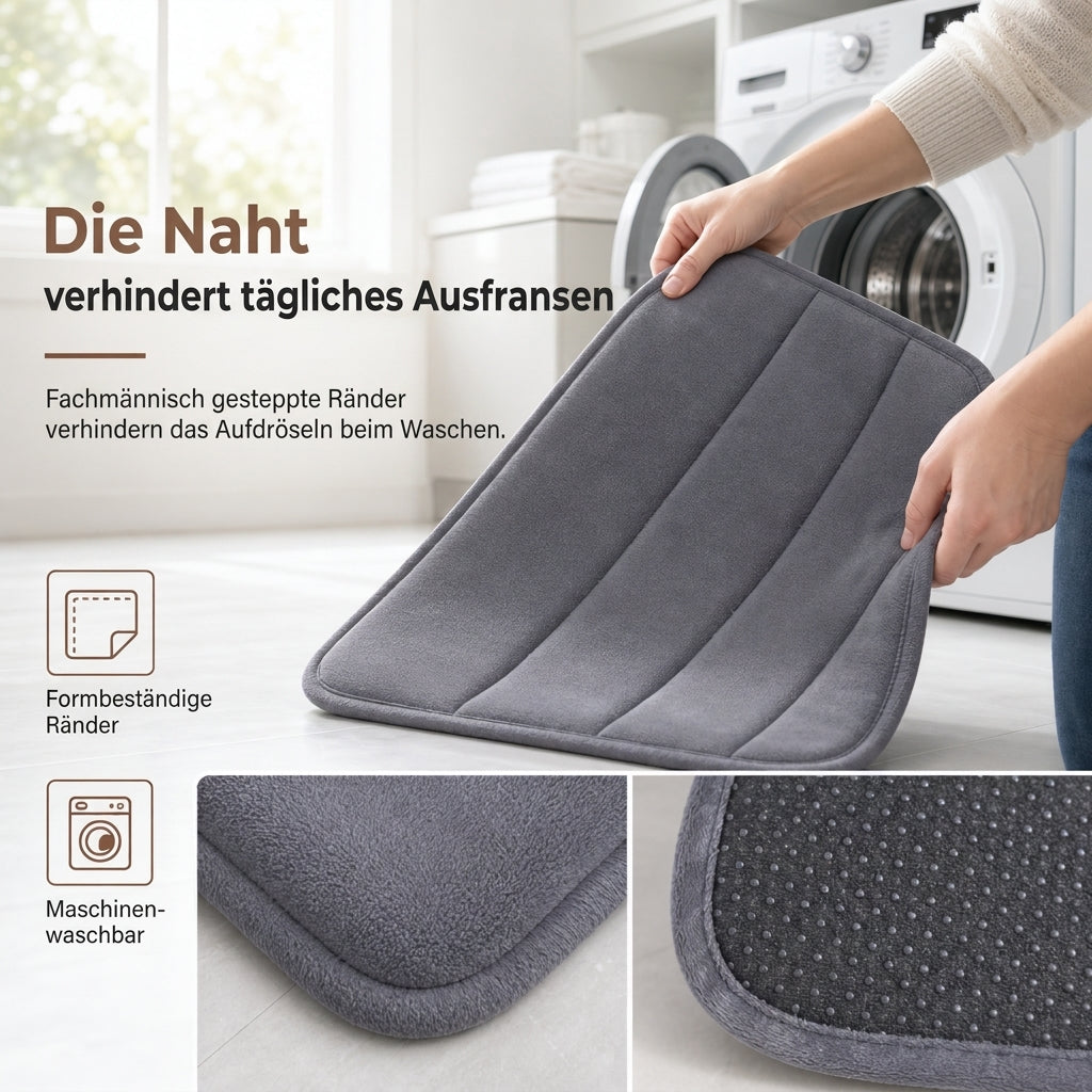 Gesteppte Badezimmer-Fußmatte