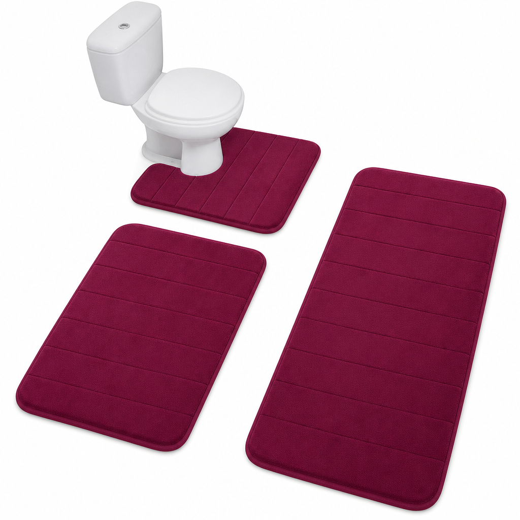 Gesteppte Badezimmer-Fußmatte