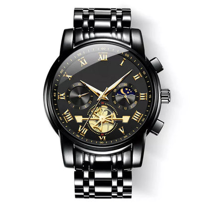 Luxusdesign Dodecagon Quartz Watch Neues multifunktionales Männer -Armbanduhr