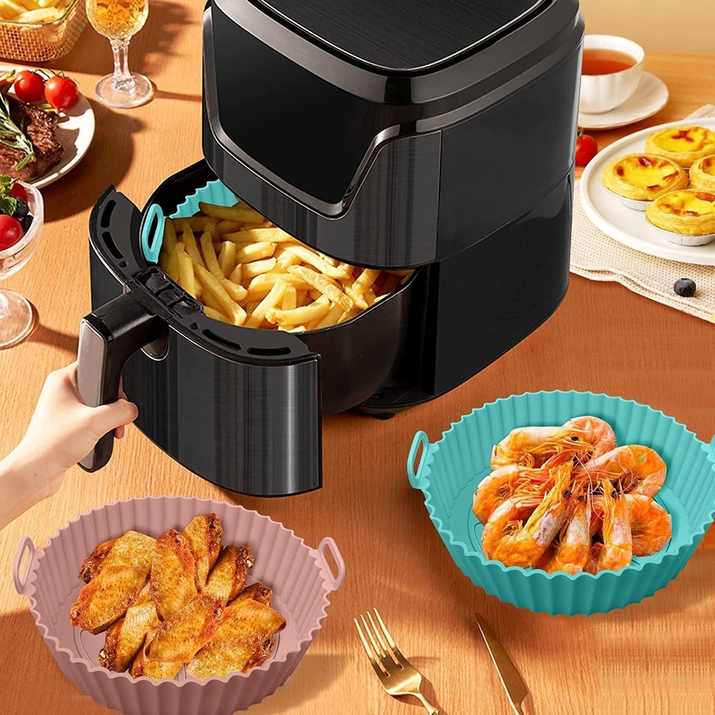 Air Fryer Silikon-Backblech