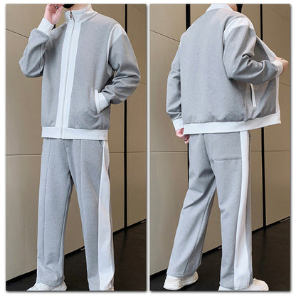 🎁Herren -Outfit Casual 2 -Piece Contrast Sports Jogging Tracksuits Set （55% Rabatt）