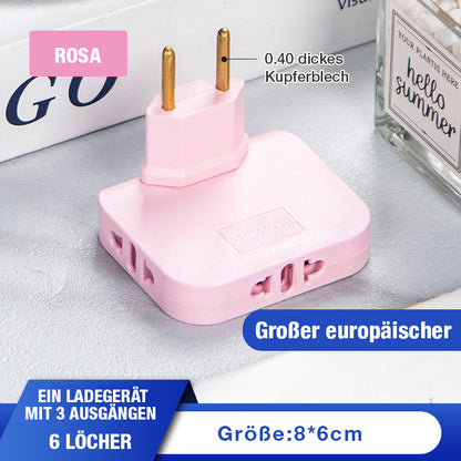 Drehbarer Steckdosenadapter