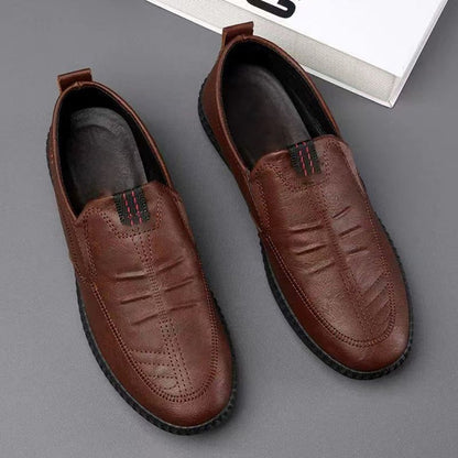 Business Casual Lederschuhe zum Hineinschlüpfen für Herren