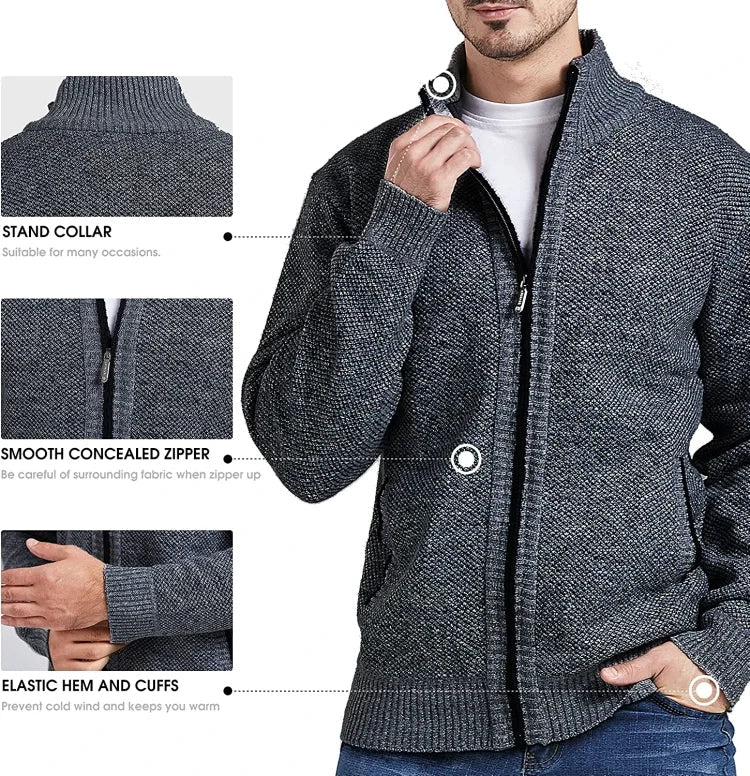 🎄Ideales Geschenk - Strickjacke für Herren🎄