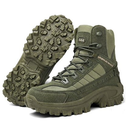 Ideales Geschenk - Wasserdichter und durchtrittsicherer Militärstiefel für den Außenbereich (verbesserte Haltbarkeit)