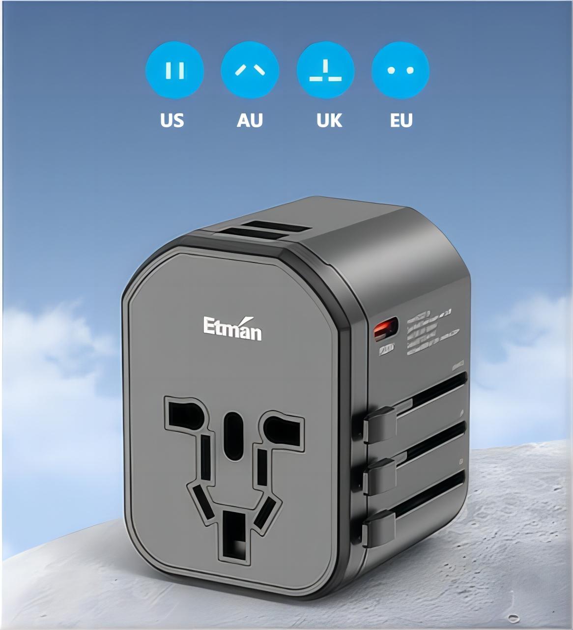 🔥Universeller All-in-One-Adapter für weltweite Reisen🔥