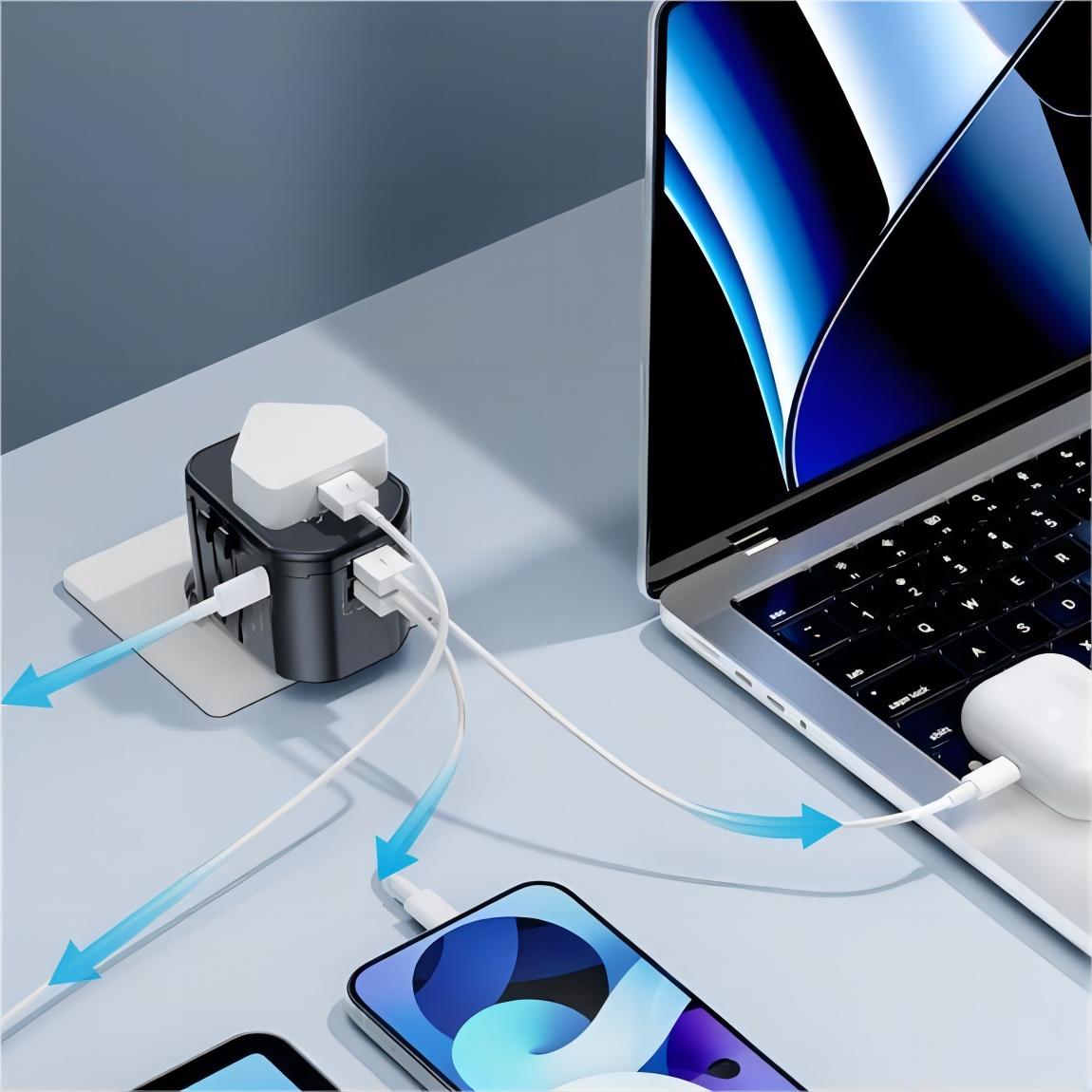 🔥Universeller All-in-One-Adapter für weltweite Reisen🔥