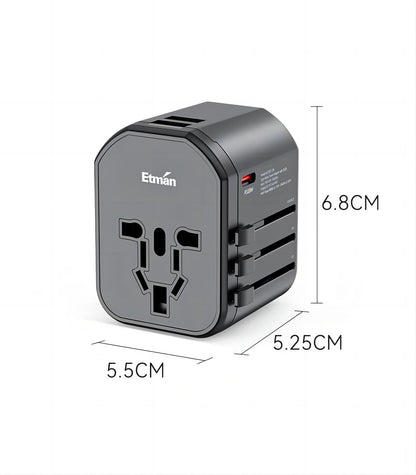 🔥Universeller All-in-One-Adapter für weltweite Reisen🔥