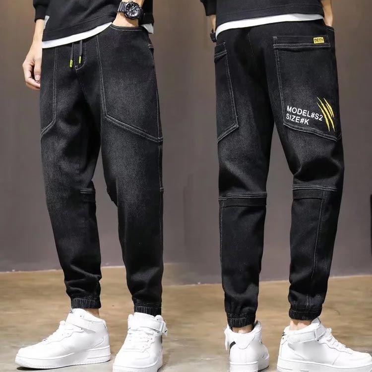 Herren -Freiwanderungsjeans mit großen Taschen