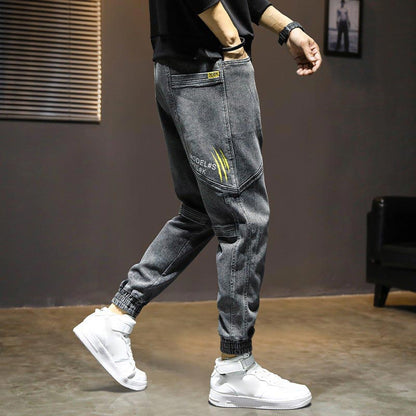 Herren -Freiwanderungsjeans mit großen Taschen