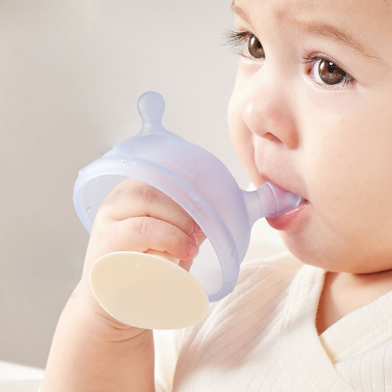 👶Simulierter Touch-Babyzahnkleber-Silikon-Pilz-Molarenstift