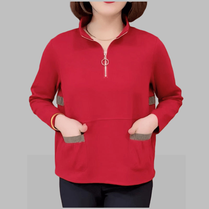 Women's Long Sleeve Half Zip Pullover