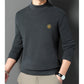 Herren verdickte Mock -Hals warme massive Sweatshirt
