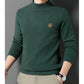 Herren verdickte Mock -Hals warme massive Sweatshirt