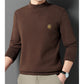 Herren verdickte Mock -Hals warme massive Sweatshirt