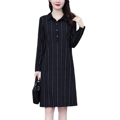 🎁Hot Sale 48% OFF⏳Women's Loose Lapel Long Sleeve Dress with Pockets🎀