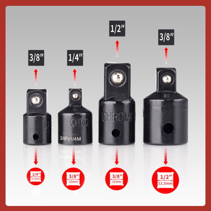 18-teiliger Adaptersatz (Verlängerungsstangen/Universalgelenke/Untersetzungsadapter/Sockeladapter)